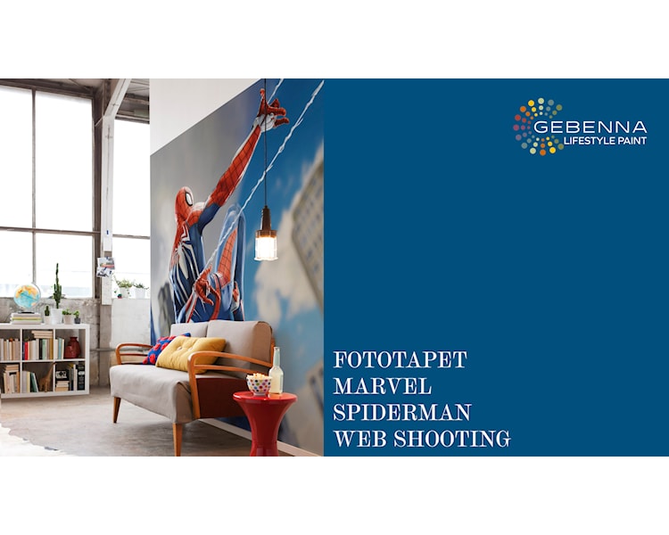 Fototapet Marvel Spiderman Web Shooting